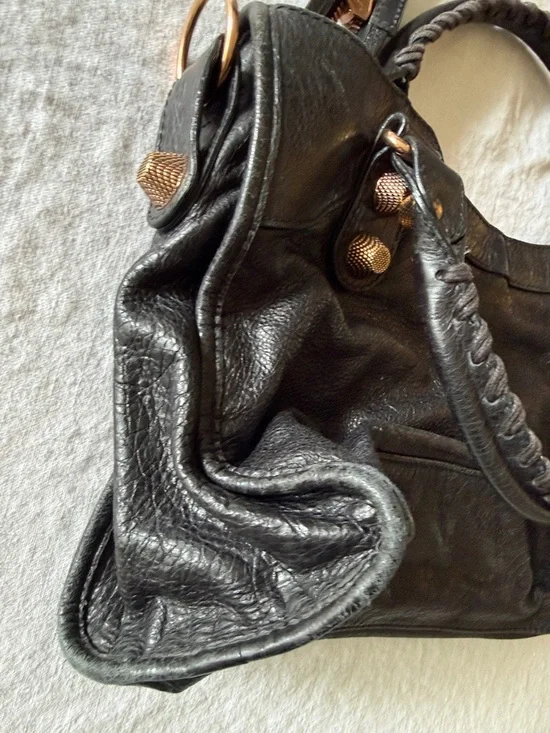 Balenciaga Giant 21 Rose Gold Hardware Black City Shoulder Bag. Rare - Picture 5 of 13